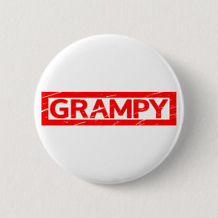 Grampy Stamp Ronde Button 5,7 Cm