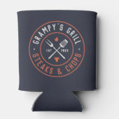 Grampy's Grill, speciaal jaar ingesteld Blikjeskoeler (Achterkant)