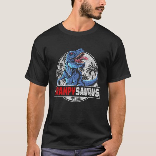 Grampysaurus Rex Dinosaur Family Matching T-shirt (Voorkant)