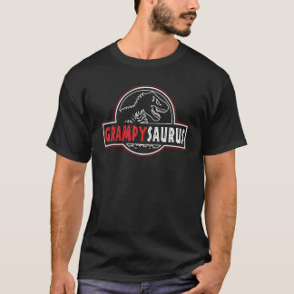 Grampysaurus Rex Dinosaur Grampy Saurus Family Mat T-shirt