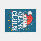 Grams Claus Funny Xmas Christmas Grandma Holiday S Fleece Deken (Voorkant (Horizontaal))