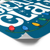 Grams Claus Funny Xmas Christmas Grandma Holiday S Poster (Hoek)