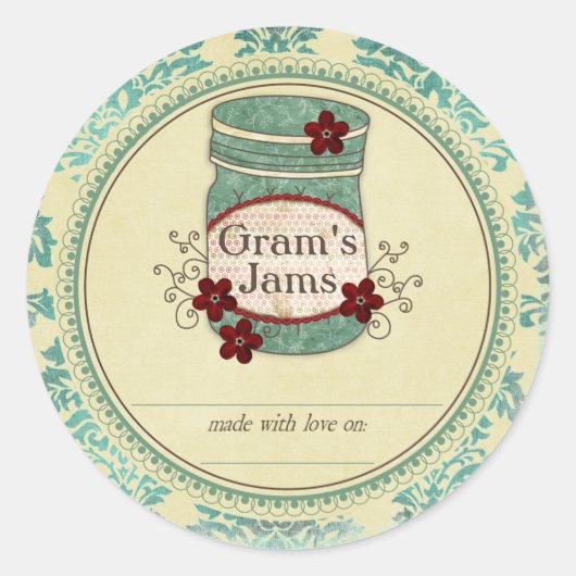 Gram's Jams PReserves Stickers (Voorkant)