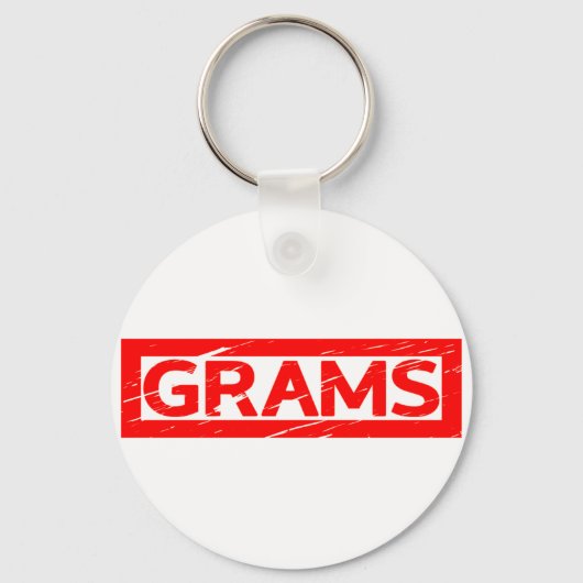 Grams Stamp Sleutelhanger (Voorkant)