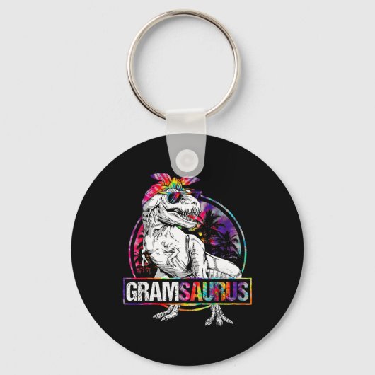 Gramsaurus Dinosaur Gram Saurus Family Matching Ti Sleutelhanger (Voorkant)