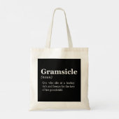 Gramsicle Funny Hockey Grandma Sicle Tote Bag (Achterkant)