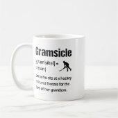 Gramsicle Funny Ice Hockey Grandma Sicle Definitio Koffiemok (Links)