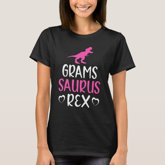 Gramssaurus Rex Dinosaur Grams Saurus Family T-shirt (Voorkant)