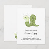 Gramtuin ・ Groene worm Kaart (Voorkant / Achterkant)