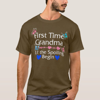 Gramy First Time Grandma Laat het spil beginnen me T-shirt
