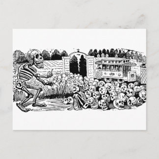 Gran Calavera Eléctrica door José Guadalupe Posada Briefkaart