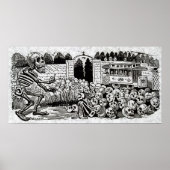 Gran Calavera Eléctrica Poster (Voorkant)