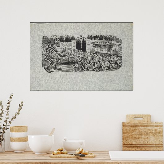 gran Calavera Electrica Poster (Keuken)