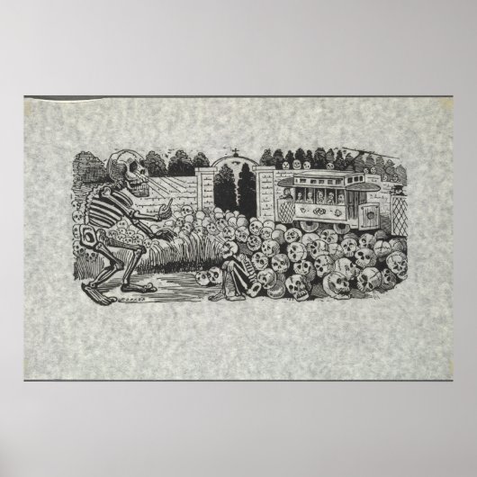 gran Calavera Electrica Poster (Voorkant)