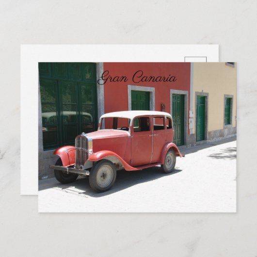 Gran Canaria Briefkaart (Voorkant / Achterkant)