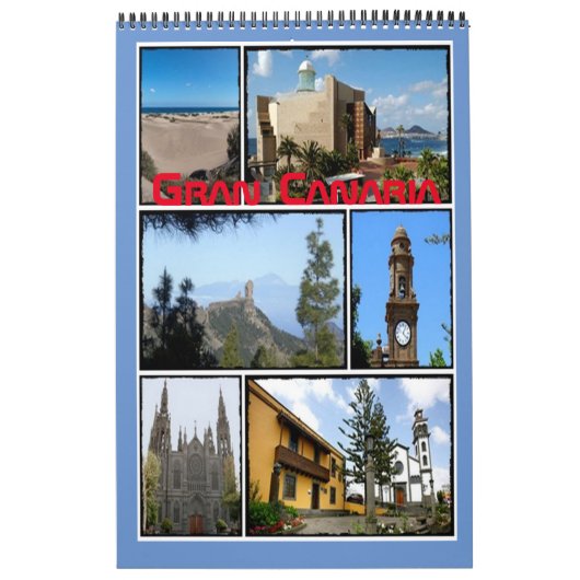 Gran Canaria - Canarische eilanden - Kalender (Hoes)