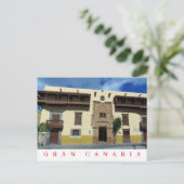 Gran Canaria Casa Museo de Colón uitzicht briefkaa Briefkaart (Staand voorkant)