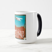 Gran Canaria kanarieeiland, reisposterkunst. Magische Mok (Voorkant rechts)