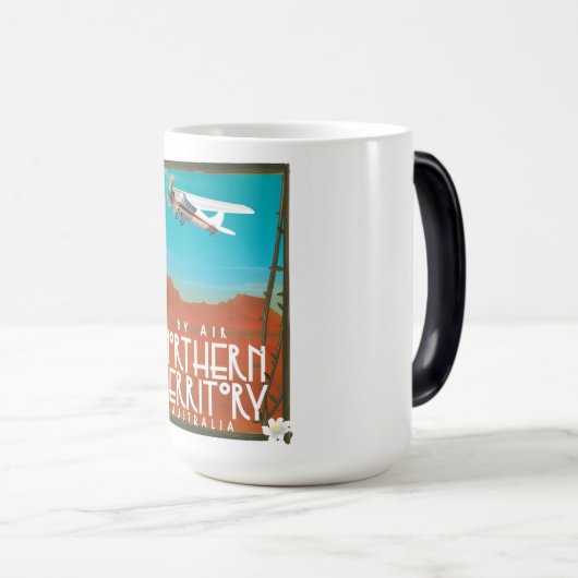 Gran Canaria kanarieeiland, reisposterkunst. Magische Mok (Voorkant rechts)