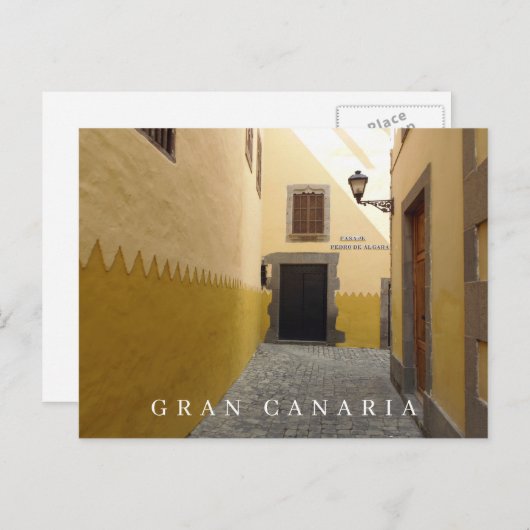 Gran Canaria Las Palmas briefkaart uitzicht (Voorkant / Achterkant)