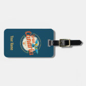 Gran Canaria Parrot Canarische Eilanden Spanje Vin Bagagelabel (Voorkant horizontaal)