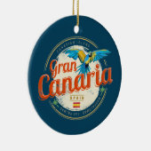 Gran Canaria Parrot Canarische Eilanden Spanje Vin Keramisch Ornament (Rechts)