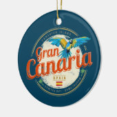 Gran Canaria Parrot Canarische Eilanden Spanje Vin Keramisch Ornament (Links)