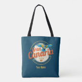 Gran Canaria Parrot Canarische Eilanden Spanje Vin Tote Bag (Achterkant)