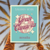 Gran Canaria Spanje España retro  Briefkaart