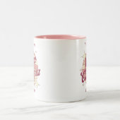 Gran Canaria Spanje toerisme souvenir decor Tweekleurige Koffiemok (Center)