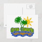 Gran Canaria State of Mind briefkaart (Voorkant / Achterkant)