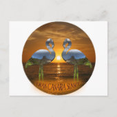 Gran Canaria Sunset Briefkaart (Voorkant)