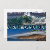 Gran Canaria Surf Challenge Briefkaart (Voorkant / Achterkant)
