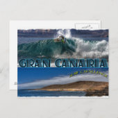 Gran Canaria Surf Challenge Briefkaart (Voorkant / Achterkant)