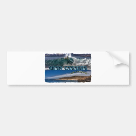 Gran Canaria Surf Challenge Bumpersticker (Voorkant)