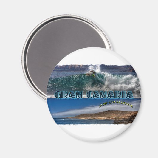 Gran Canaria Surf Challenge Magneet (Voorkant / Achterkant)