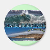 Gran Canaria Surf Challenge Magneet (Voorkant)
