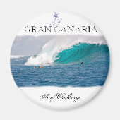 Gran Canaria Surf Challenge Moderne magneet (Voorkant)