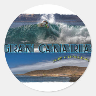 Gran Canaria Surf Challenge Ronde Sticker