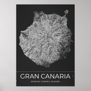 Gran Canaria Vintage Reisgids Poster