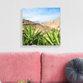 Gran Canary Mountain Landscape Canvas Afdruk (Insitu (Woonkamer))
