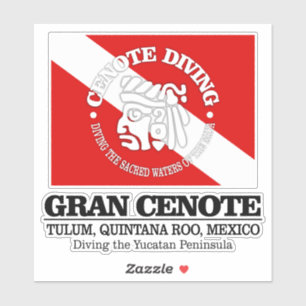 Gran Cenote (best caves) Sticker