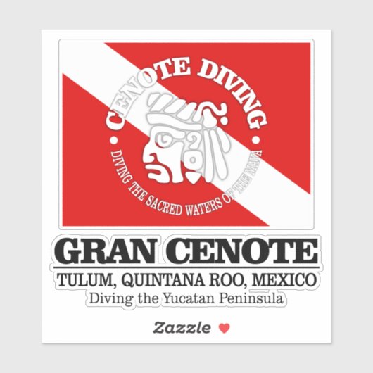Gran Cenote (best caves) Sticker (Vel)