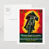 Gran Premio de Espana  posterEuropa Briefkaart (Voorkant / Achterkant)