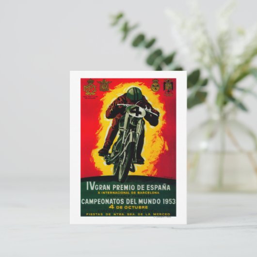 Gran Premio de Espana  posterEuropa Briefkaart (Staand voorkant)