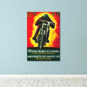 Gran Premio de Espana  posterEuropa Canvas Afdruk (Insitu (Houten vloer))