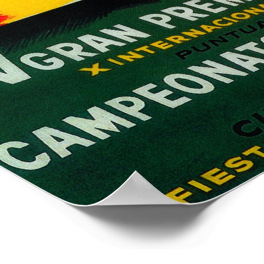 Gran Premio de Espana  posterEuropa Poster (Hoek)