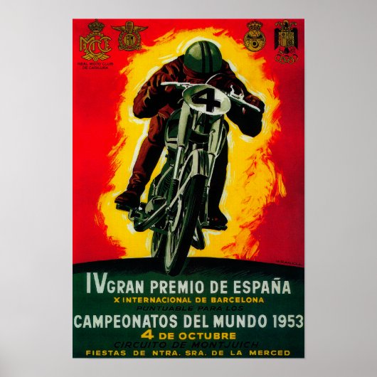 Gran Premio de Espana  posterEuropa Poster (Voorkant)