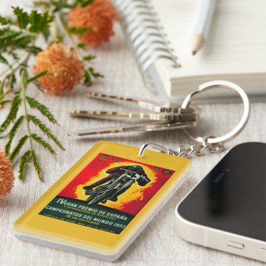 Gran Premio de Espana  posterEuropa Sleutelhanger (Voorkant Rechts)