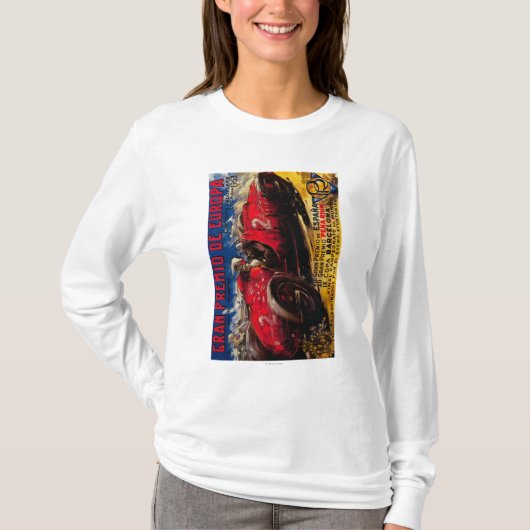 Gran Premio De Europa posterEuropa T-shirt (Voorkant)